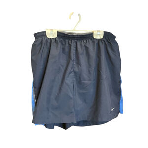 Nike Dri Fit Blue Drawstring Running Shorts Size Medium